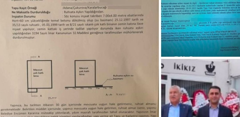 ÇUKUROVA’DA ‘KAÇAK YAPI’ SESSİZLİĞİ: GÖZLER EMRAH KOZAY VE MECLİS ÜYELERİNDE
